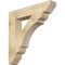 Ekena Millwork Olympic Slat Rough Sawn Bracket, Douglas Fir, 6"W x 34"D x 34"H BKT06X34X34OLY06RDF - alternate 1